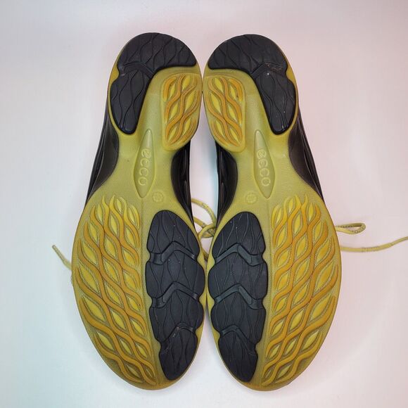 Ecco Performance Biom Athletic Training Shoe Womens Size 9.5 40 Black Yellow - Picture 7 of 8